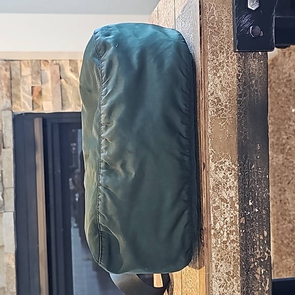 Prada Green Nylon Shoulder Bag - Picture 3 of 16